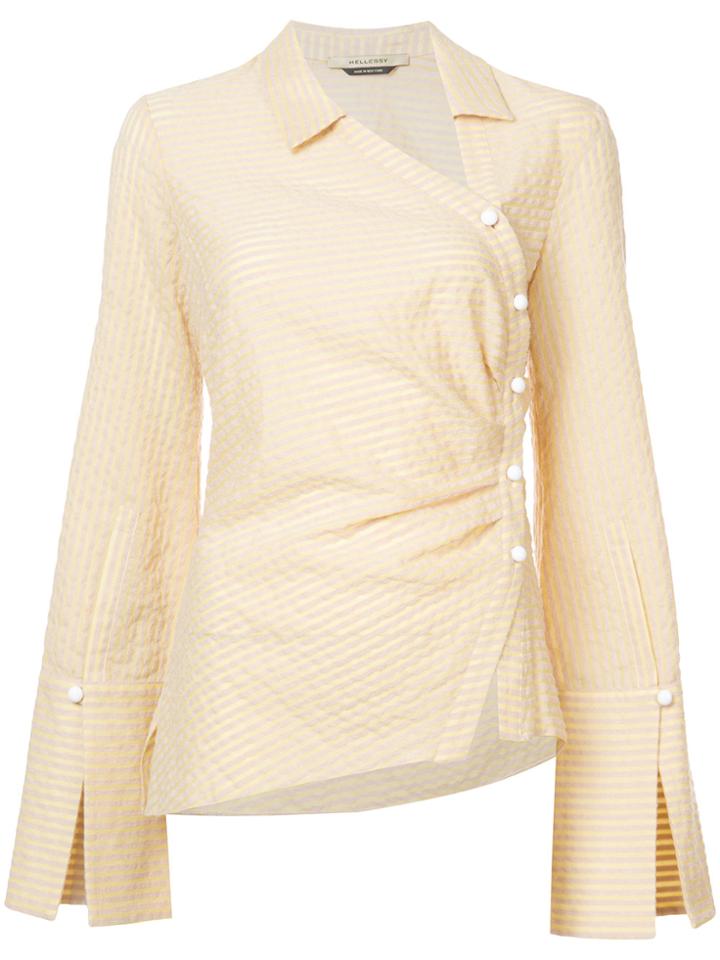 Hellessy Side Button Shirt - Yellow & Orange