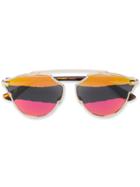 Dior Eyewear Geometric Sunglasses - Brown