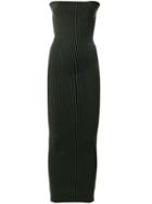 Mm6 Maison Margiela Ribbed Fitted Dress - Green