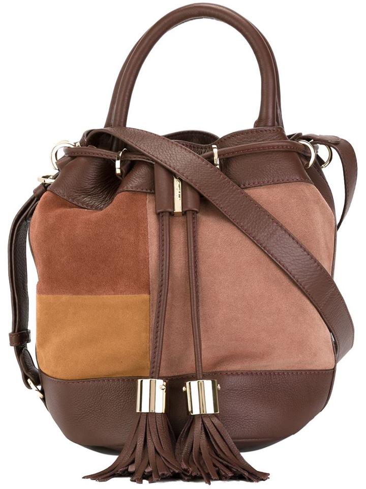 See By Chloé Vicki Bucket Tote, Women's, Brown, Leather
