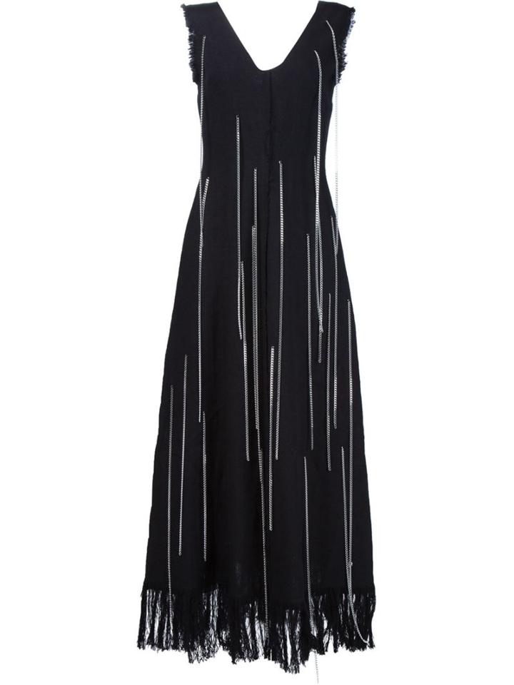 Msgm Metal Detail Long Dress