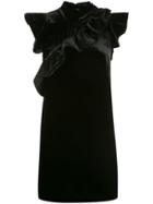 Mcguire Denim Ruffle Trimmed Dress - Black