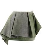 Nina Ricci Deep Ruffle Mini Skirt - Green