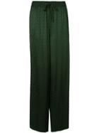 Onia Chloe Wide Trousers - Green