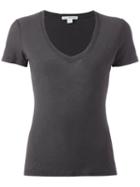 James Perse V-neck T-shirt, Women's, Size: Iii, Green, Cotton