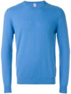 Eleventy Crew Neck Sweater, Men's, Size: Large, Blue, Cashmere