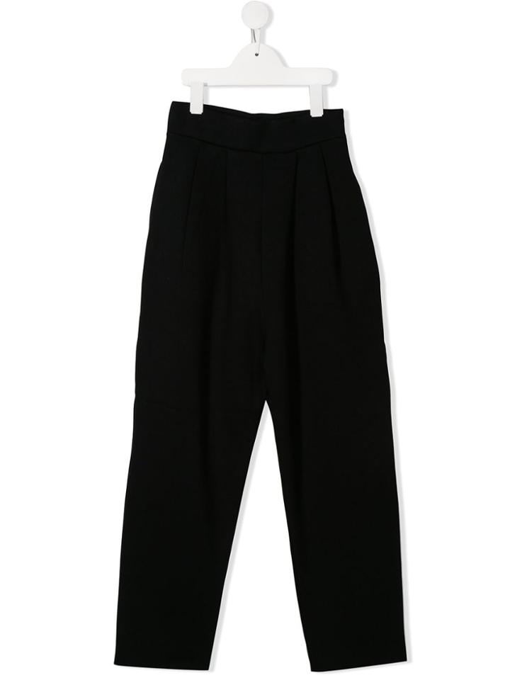 Little Creative Factory Kids Teen High-waisted Trousers - Black