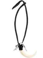 Ktz Tooth Necklace - Black