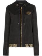 Versace Greek Key-trimmed Track Jacket - Black