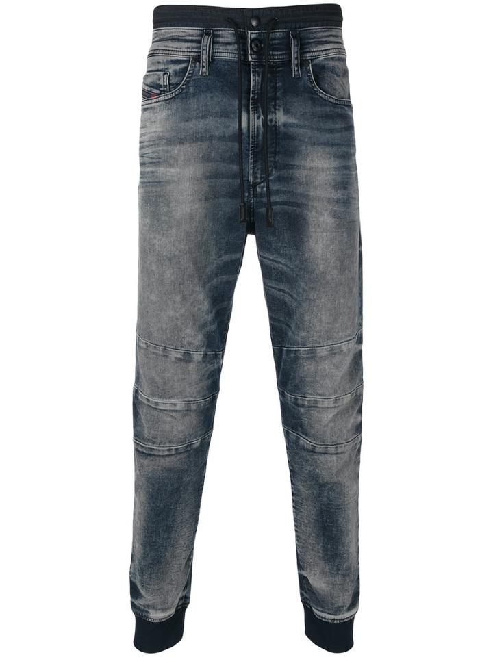 Diesel - Koney Cropped Jeans - Men - Cotton/polyester/spandex/elastane - 36, Blue, Cotton/polyester/spandex/elastane