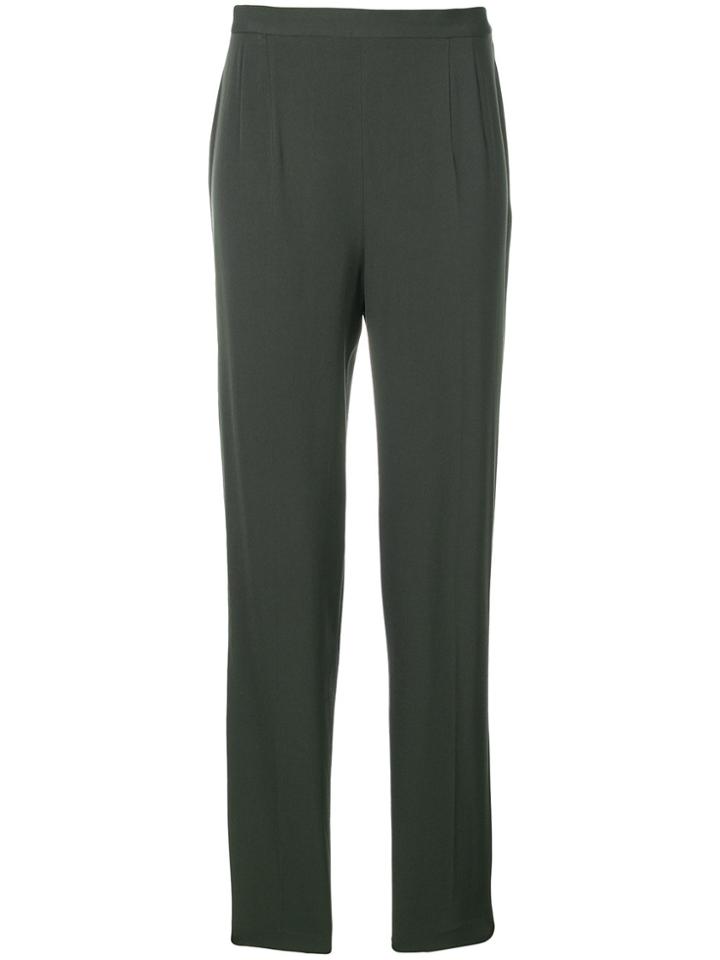 Moschino Vintage Tapered Trousers - Green