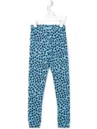 Mini Rodini 'leopard Rib' Leggings, Toddler Girl's, Size: 2 Yrs, Blue