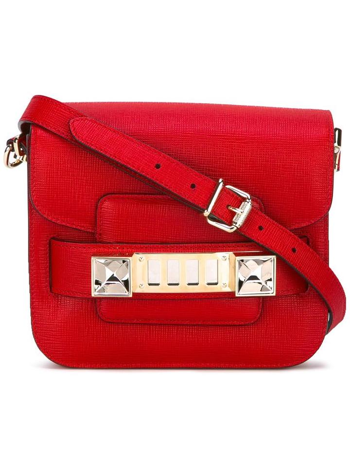 Proenza Schouler Tiny Ps11 Shoulder Bag, Women's, Red, Calf Leather