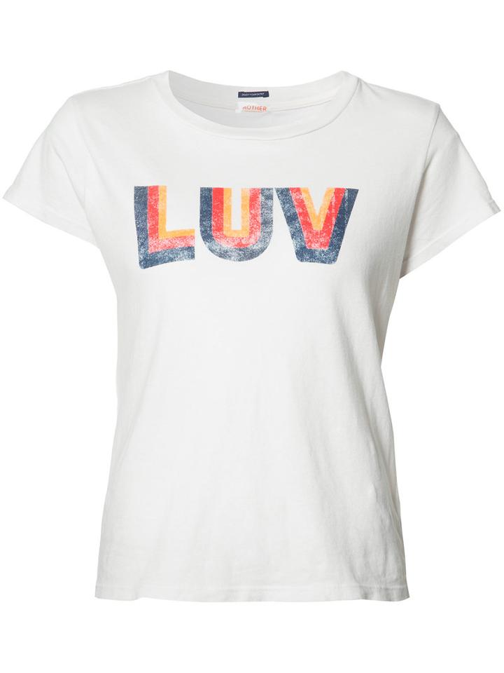 Mother Luv T-shirt, Women's, Size: Medium, White, Cotton