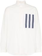 Sunnei Striped Pocket Shirt - White