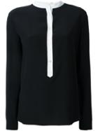 Stella Mccartney - Eva Crepe Shirt - Women - Silk - 40, Black, Silk