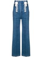 Mame Mame Mm18awpt073 Blue Natural (vegetable)->cotton