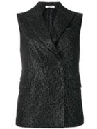 Lardini Gisa Sleeveless Blazer - Black