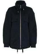 Tibi Fleece Sweatshirt Jacket - Blue