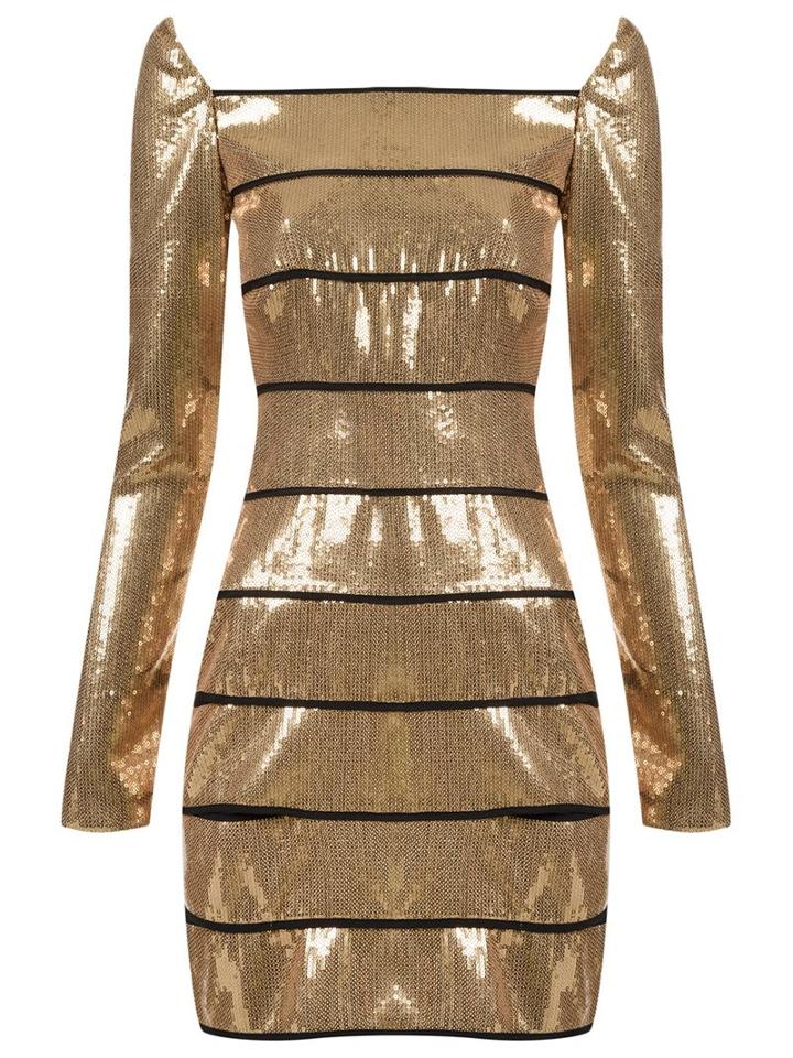 Reinaldo Lourenço Sequin Mini Dress