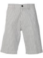 Z Zegna Casual Striped Shorts - Blue