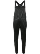 Carolina Ritzler Patch Pocket Dungarees - Black