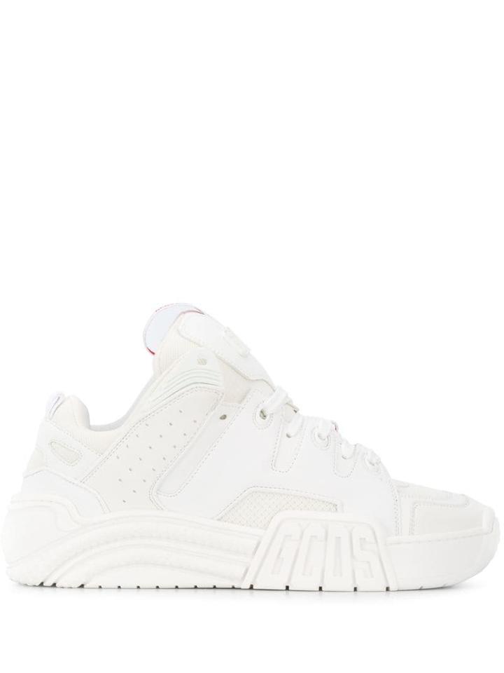Gcds Lace Up Skate Sneakers - White