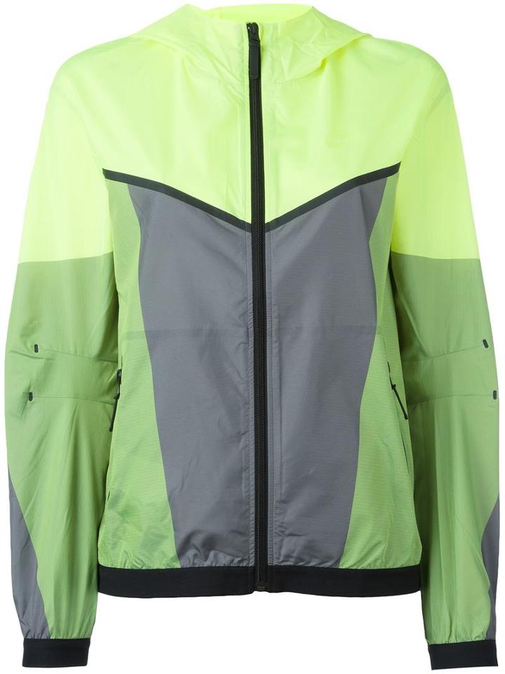 Nike Nikelab X Kim Jones Packable Windrunner Jacket, Women's, Size: Medium, Green, Polyester