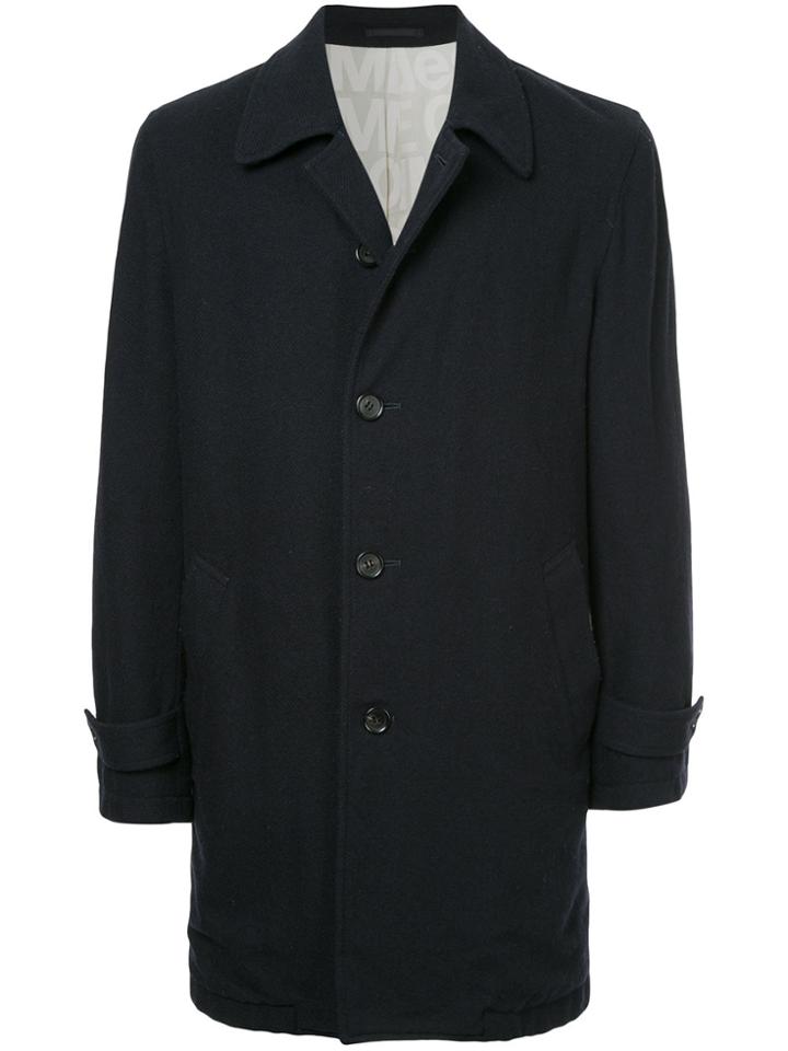 Comme Des Garçons Vintage Short Single-breasted Coat - Blue