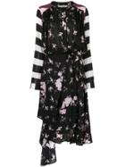 Preen Line Daisy Long Dress - Black