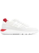 Hogan Lace-up Logo Sneakers - White