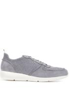 Hackett Mesh Lace-up Sneakers - Grey