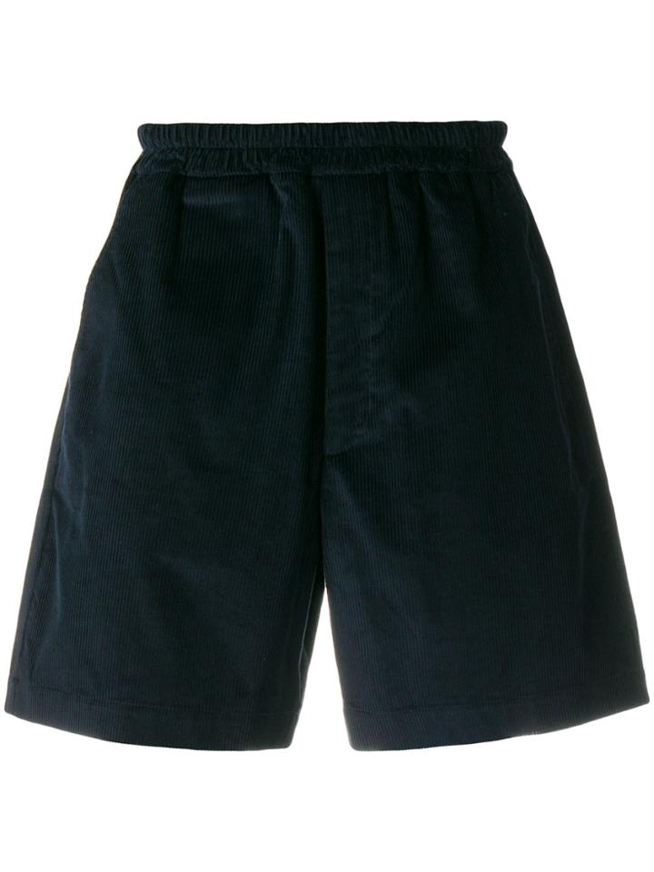 Très Bien Corduroy Deck Shorts - Blue