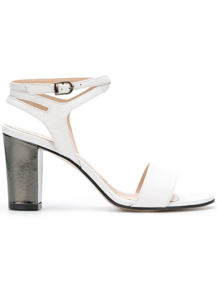 Marc Ellis Open-toe Heeled Sandals - White