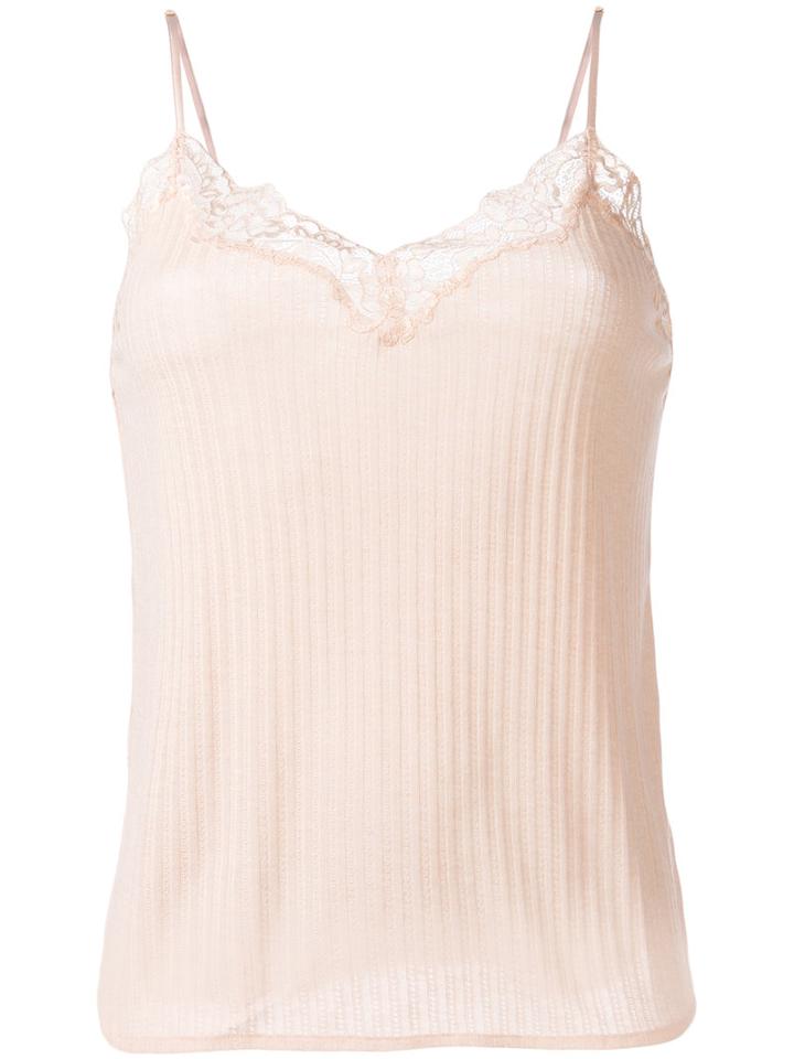 Stella Mccartney - Lily Blushing Camisole - Women - Polyamide/polyester/spandex/elastane/viscose - L, Nude/neutrals, Polyamide/polyester/spandex/elastane/viscose