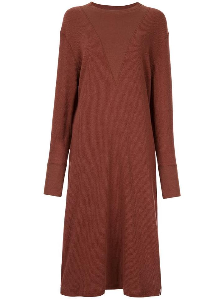 G.v.g.v. Side Slit Dress - Brown