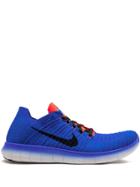 Nike Free Rn Flyknit Sneakers - Blue
