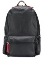 Orciani Contrast Zip Backpack - Black
