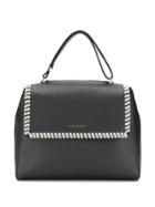 Orciani Chain Embellished Tote Bag - Black