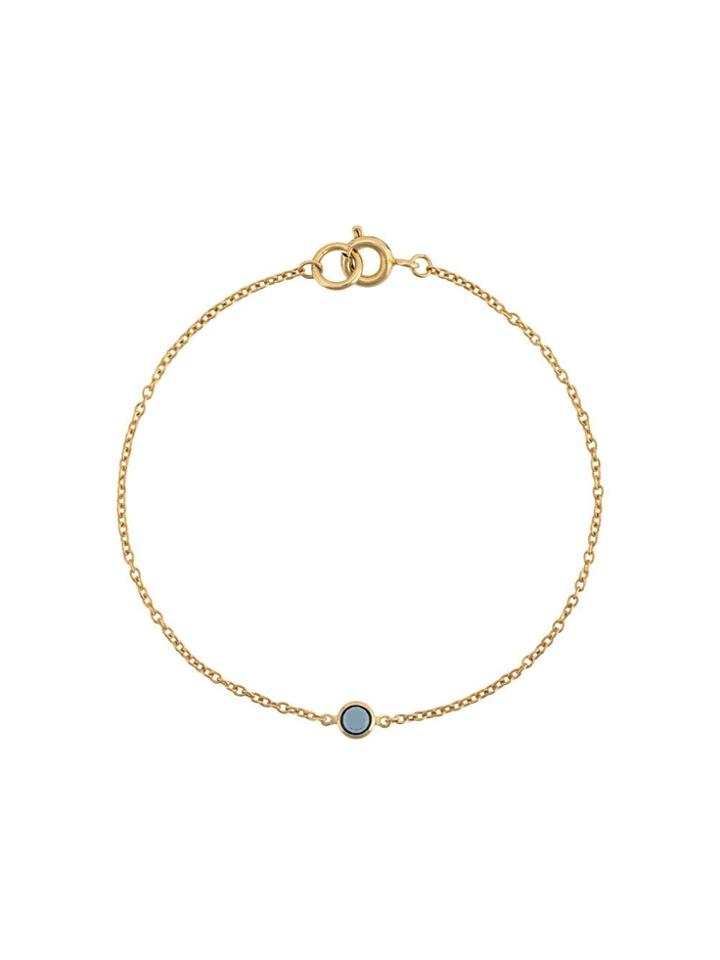 Susan Caplan Vintage 18ct Gold Plated Brass Ziva Single Dark Blue