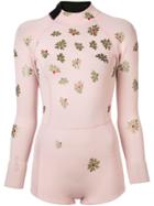 Cynthia Rowley Floral Wetsuit - Pink & Purple