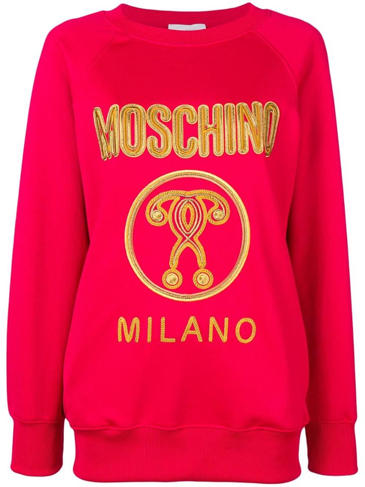 Moschino Embroidered Maxi Sweatshirt