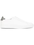 Givenchy White Checkerboard Urban Street Sneakers