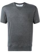 Brunello Cucinelli Shortsleeved Sweatshirt, Men's, Size: Xl, Grey, Cotton