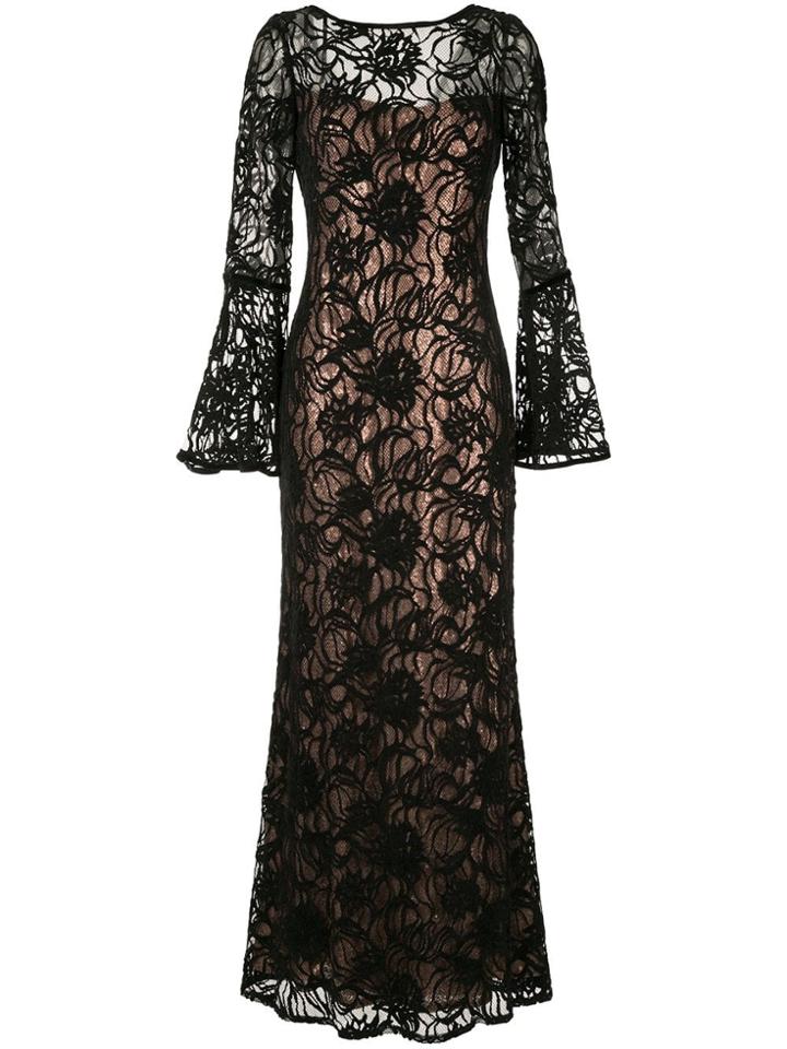 Tadashi Shoji Layered Sequin Gown - Black