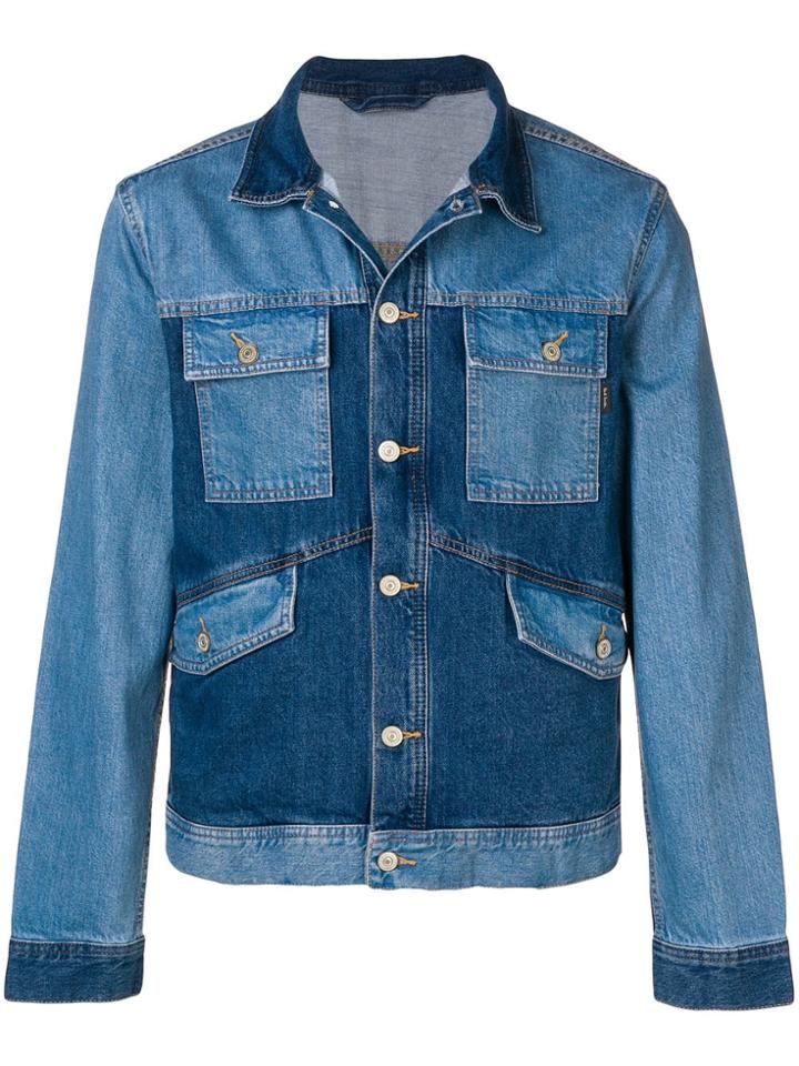 Ps By Paul Smith Patch Pocket Jacket - Blue