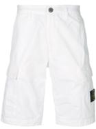 Stone Island Bermuda Shorts - White