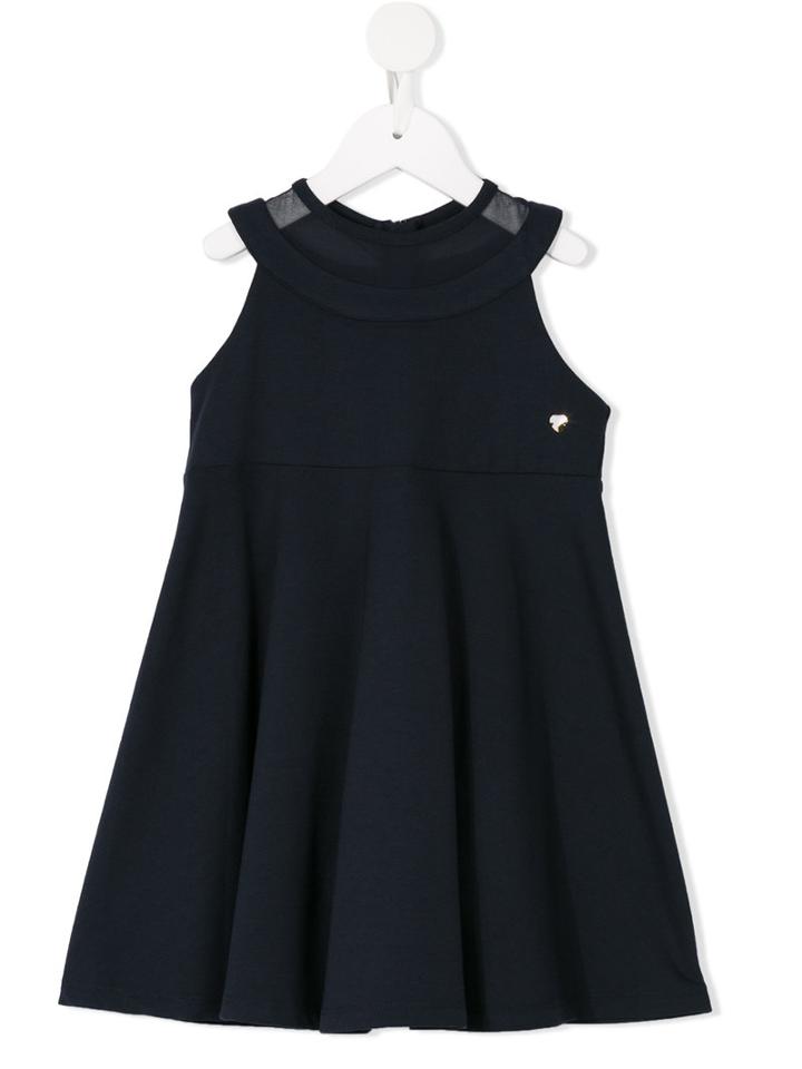 Armani Junior Flared Dress, Girl's, Size: 8 Yrs, Blue