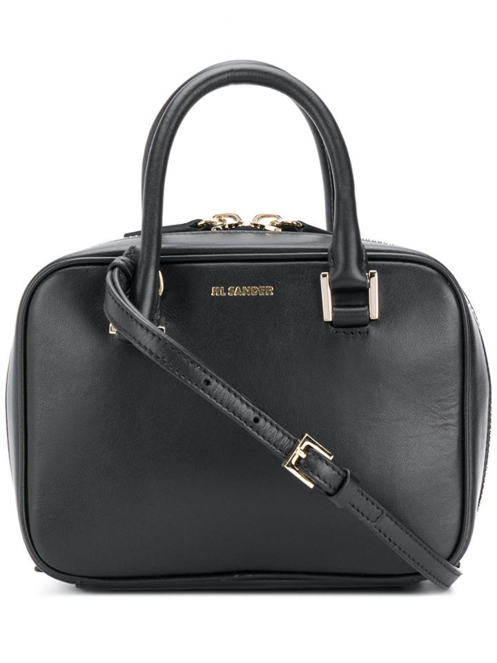 Jil Sander Classic Zipped Tote - Black