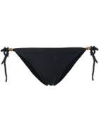 Heidi Klein Side Tie Bikini Bottoms - Black